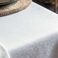 Table runner Portofino Fiori Bianco 50x270 cm linen - Le...