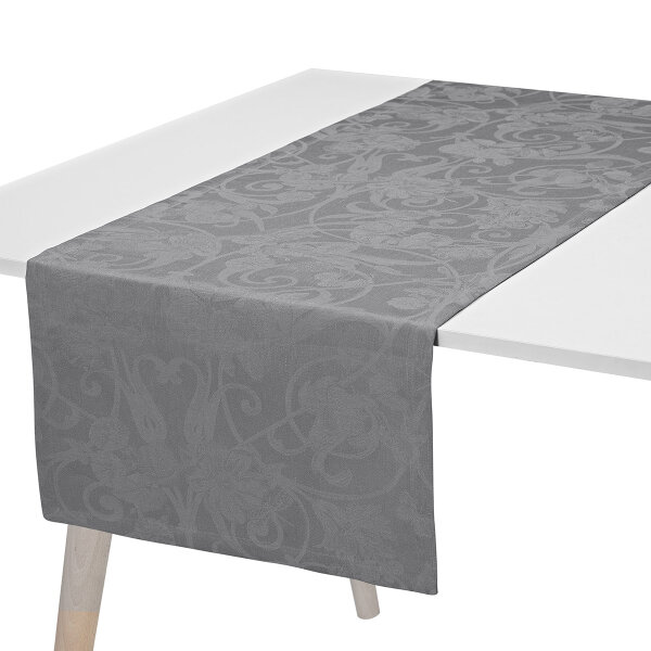 Table runner Tivoli Flanelle 50x150 cm linen - Le Jacquard Français