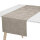 Table runner Tivoli Poivregris 50x150 cm linen - Le Jacquard Français
