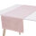 Table runner Tivoli Rosepoudre 50x150 cm linen - Le Jacquard Français