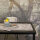 Table runner Voliere Solaire 50x150 cm linen - Le Jacquard Français