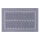 Placemats (2x Set) Club Ligne Denim 33x53 cm Cotton-linen mix - Le Jacquard Français