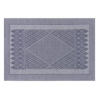 Placemats (2x Set) Club Satin Denim 33x53 cm Cotton-linen...