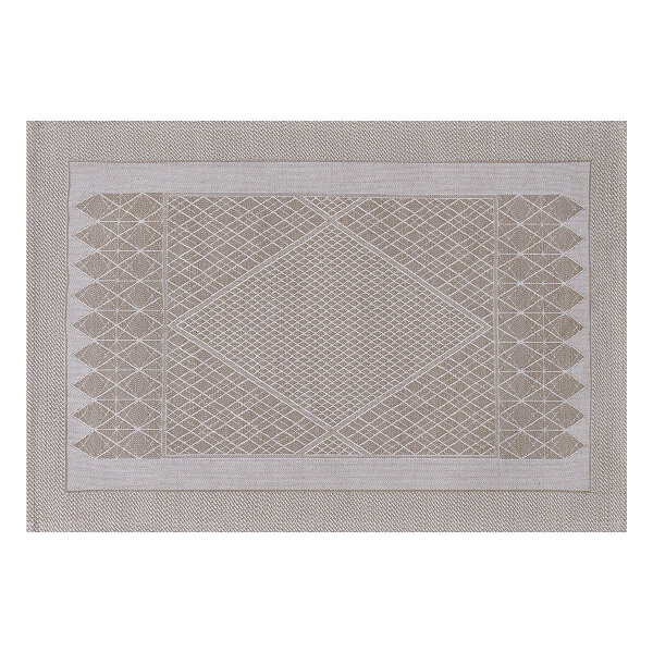 Placemats (2x Set) Club Satin Naturel 33x53 cm Cotton-linen mix - Le Jacquard Français