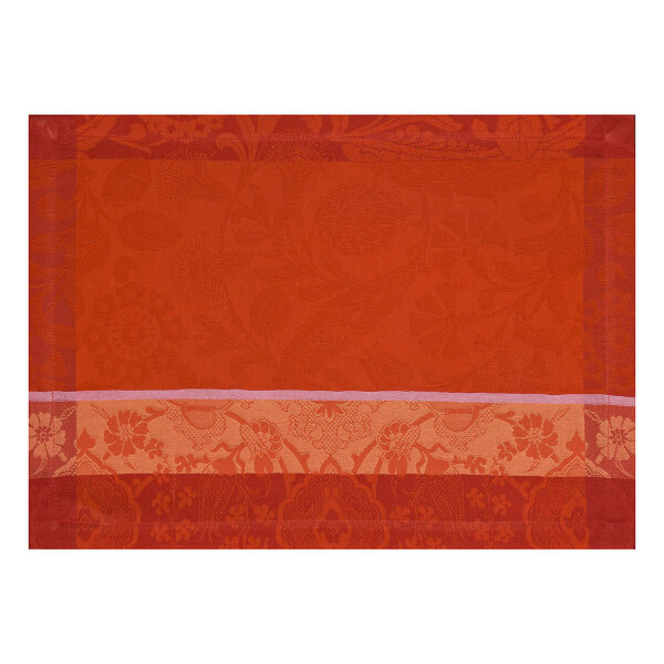 Placemats (2x Set) Voyage Iconique Coquelicot 36x50 cm cotton - Le Jacquard Français