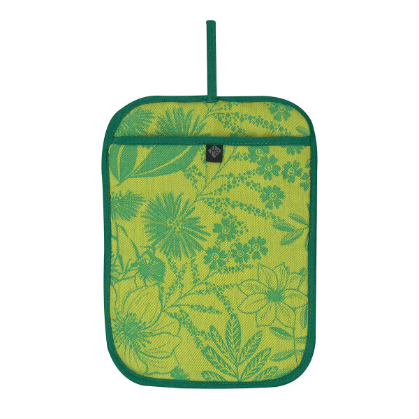 Oven gauntlet Cottage Jardin 20x27 cm cotton - Le Jacquard Français