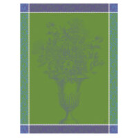 Tea towel Floraison Uni Lilas 60x80 cm cotton - Le...