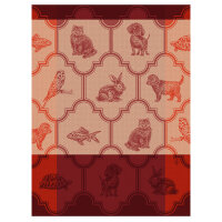 Tea towel Nos Acolytes Perruche 60x80 cm cotton - Le...