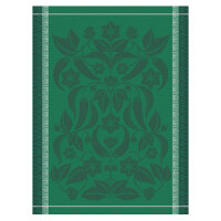 Tea towel Piments Vert 60x80 cm cotton - Le Jacquard...