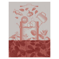 Tea towel Veloutés DOrties Vitamine 60x80 cm mixed...