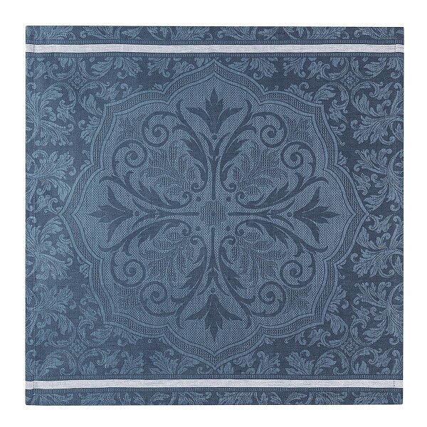 Napkins (4x Set) Armoiries Ceruleen 58x58 cm linen - Le Jacquard Français