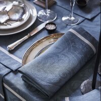 Napkins (4x Set) Armoiries Ceruleen 58x58 cm linen - Le...