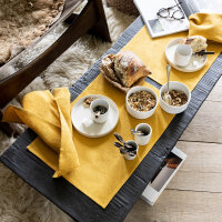 Coated placemats (2x Set) Marie-Galante Moutarde 38x52 cm...
