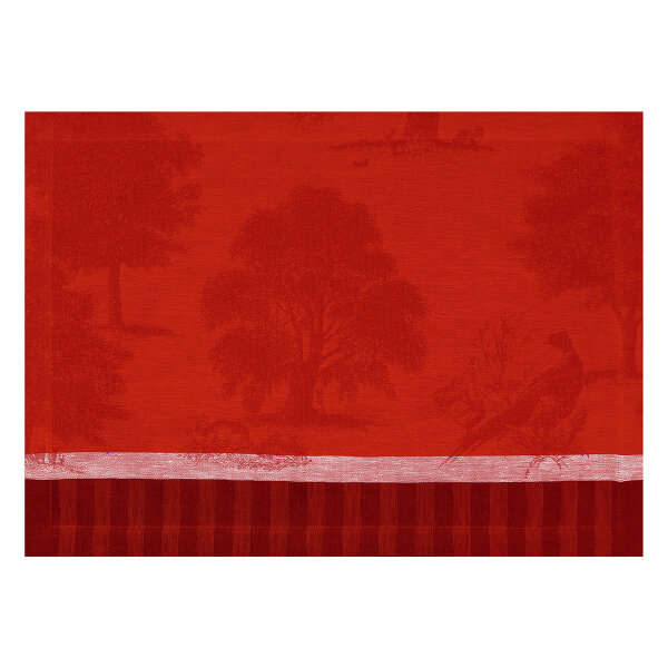 Placemats (2x Set) Souveraine Carmin 36x50 cm linen - Le Jacquard Français