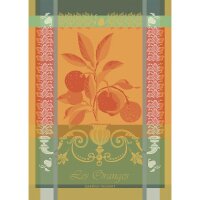 Tea towel Les Oranges Mandarine 56x77 cm cotton -...