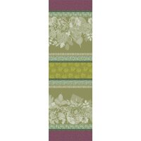 Table runner Mille Botanique Mousse 55x155 cm cotton -...