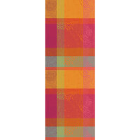 Table runner Mille Rainures Flamboyant 55x155 cm cotton -...