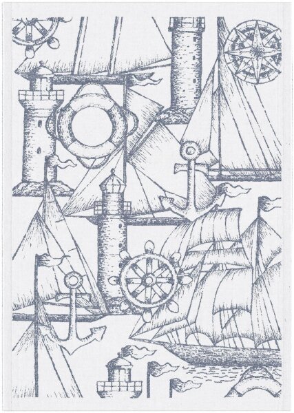 Towel Brigg 010 35x50 cm Cotton-linen mix - Ekelund