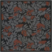Tablecloth Rönnbärsblad 970 75x75 cm cotton -...