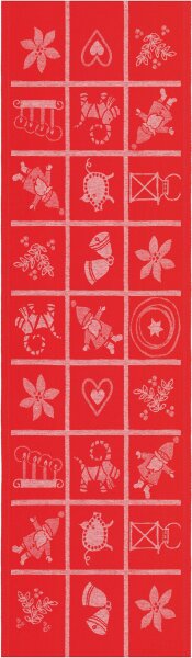 Table runner Adventruta 380 35x120 cm Cotton-linen mix - Ekelund