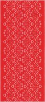 Table runner Julhjärtan 380 35x80 cm Cotton-linen...