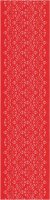 Table runner Julhjärtan 380 35x140 cm Cotton-linen...