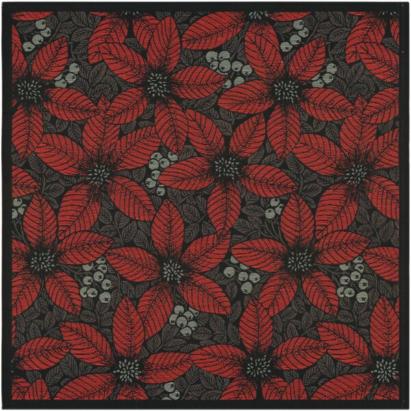 Tablecloth Christmas Flower 900 75x75 cm cotton - Ekelund