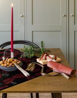 Tablecloth Christmas Flower 900 75x75 cm cotton - Ekelund
