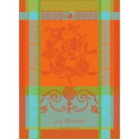 Tea towel Les Abricots Orange 56x77 cm cotton -...