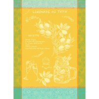 Tea towel Limonade Au Thym Soleil 56x77 cm cotton -...