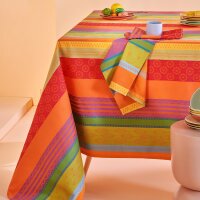 Napkins (4x Set) Mille Broderies Samba 48x48 cm cotton - Garnier-Thiebaut