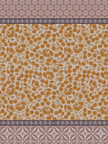 Tea towel Cerises Napoleon 60x80 cm cotton - Le Jacquard Français