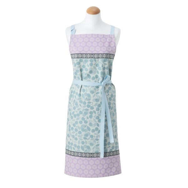 Apron Cerises Cerisebleue 90x90 cm cotton - Le Jacquard Français