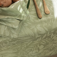 Tablecloth Charmilles Feuillage 175x175 cm cotton - Le Jacquard Français