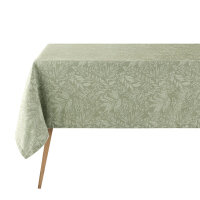 Tablecloth Charmilles Feuillage 175x175 cm cotton - Le Jacquard Français