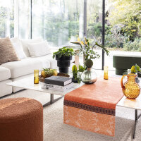 Table runner Escapade Tropicale Goyave 38x270 cm linen -...