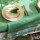 Table runner Escapade Tropicale Cameleon 50x150 cm linen - Le Jacquard Français