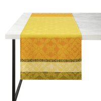 Table runner Mumbai Safran 50x150 cm cotton - Le Jacquard...