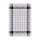 Tea towel Fraises Noir 60x80 cm cotton - Le Jacquard Français