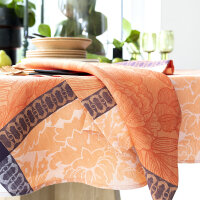 Napkins (4x Set) Escapade Tropicale Goyave 58x58 cm linen...