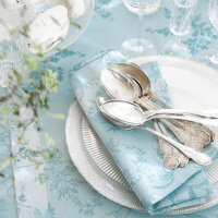 Napkins (4x Set) Jardin DEden Cascade 58x58 cm cotton -...