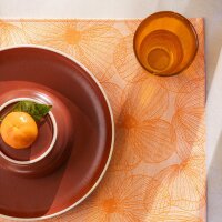 Coated placemats (2x Set) A La Carte Fleurs Papillons...