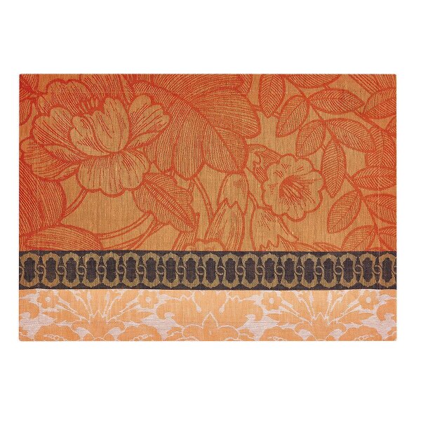 Placemats (2x Set) Escapade Tropicale Goyave 36x50 cm linen - Le Jacquard Français