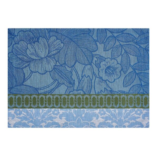 Placemats (2x Set) Escapade Tropicale Perroquet 36x50 cm linen - Le Jacquard Français
