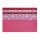 Coated placemats (2x Set) Mumbai Fuchsia 36x50 cm cotton - Le Jacquard Français