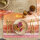 Coated placemats (2x Set) Mumbai Marigold 36x50 cm cotton - Le Jacquard Français