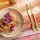 Coated placemats (2x Set) Mumbai Marigold 36x50 cm cotton - Le Jacquard Français