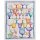 Tea towel Crystal Blu 50x70 cm linen - Tessitura Toscana Telerie