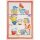 Tea towel Bric Brac Rosso 50x70 cm linen - Tessitura Toscana Telerie
