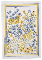Tea towel Sungarden Fiordalisi 50x70 cm linen - Tessitura...